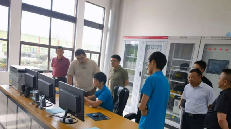 无为市上九连圩百子桥站工程设备采购 4 标完成分部验收
