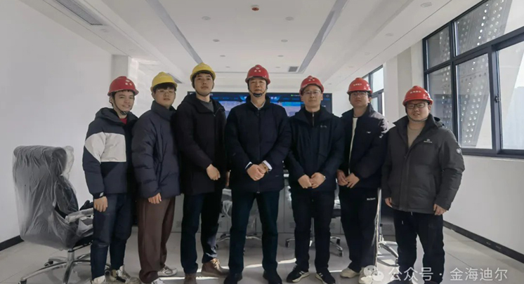 金海迪尔总经理赵晨赴阜阳闸检查指导信息化建设工作