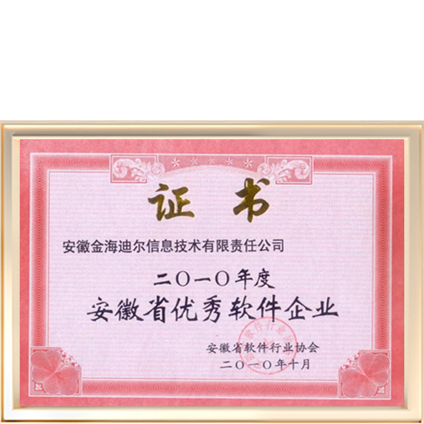 安徽省优秀软件企业