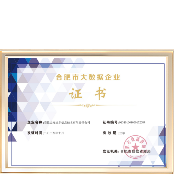 2024年合肥市大数据企业